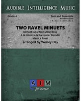 Two Ravel Minuets Woodwind Octet - 2 fl/ob/2cl/2bsn/bs clar cover